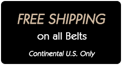 Free Shipping on all Belts